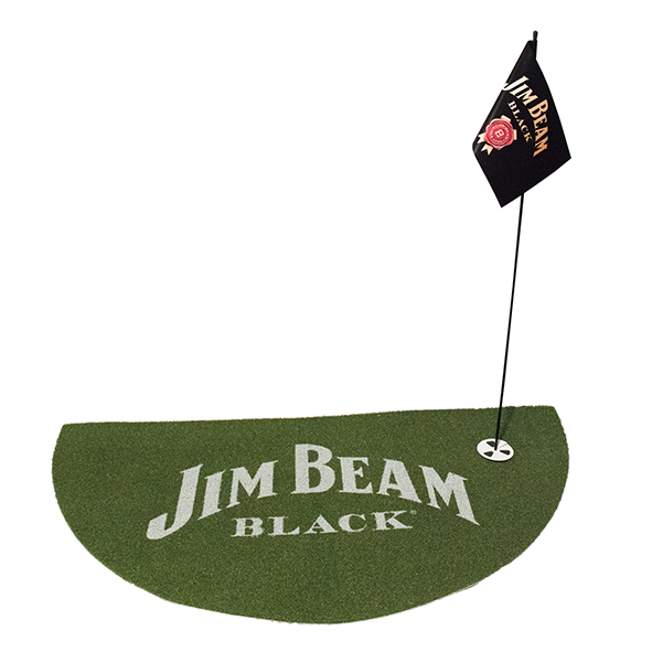 jim beam black golf flag turf